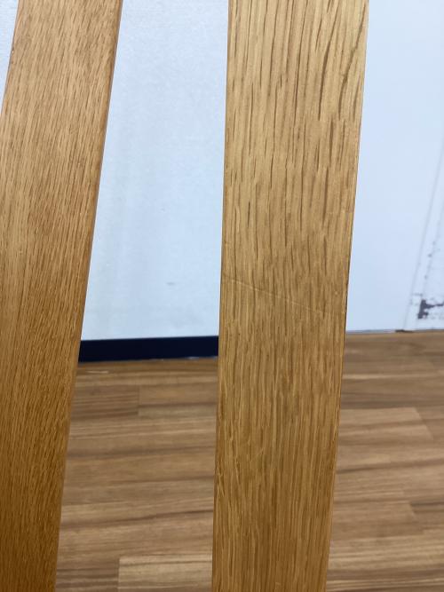 日進木工 (ニッシンモッコウ) ダイニングチェアー ナチュラル 板座 1人掛け