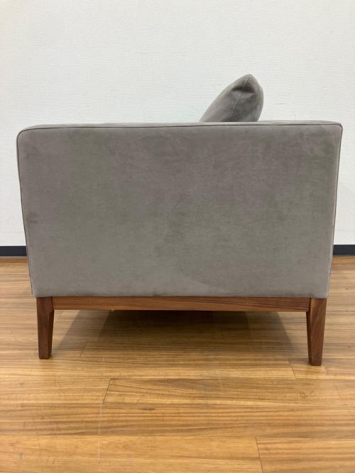 1人掛けソファー スウェード調ソファS