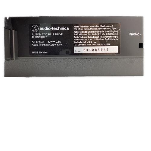 audio-technica (オーディオテクニカ) レコードプレーヤー AT-LP60X 2019年発売モデル