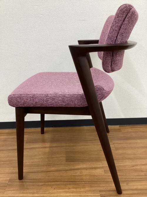 飛騨産業 (ヒダサンギョウ) ダイニングチェアー KX250AU SEOTO-EX セミアームチェア (張り座)