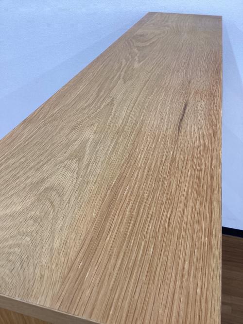 無印良品 (ムジルシリョウヒン) オープンラック ナチュラル 3×3 オーク材 スタッキングシェルフ 幅:約121㎝