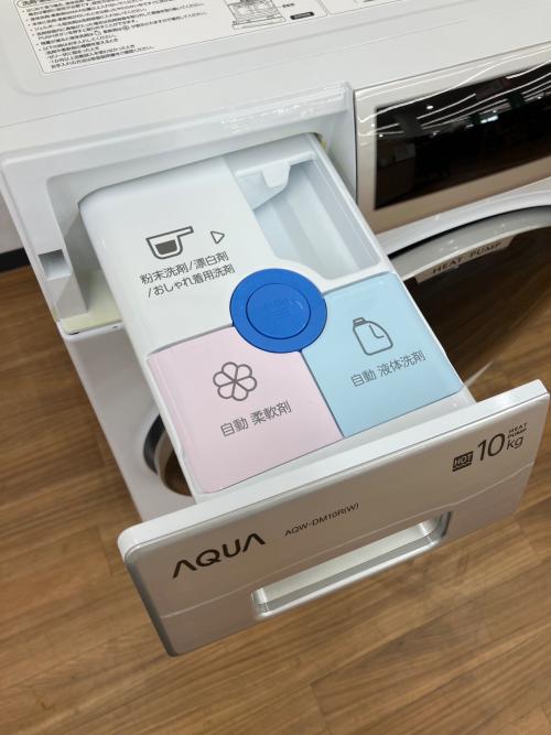 AQUA (アクア) ドラム式洗濯乾燥機 洗濯10.0kg 乾燥5.0kg 2025年製 AQW-DM10R-R(W)