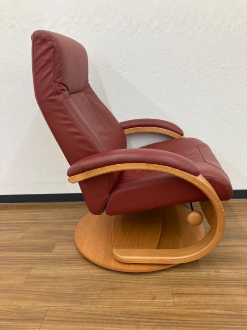 リクライニングチェアー オットマン付き