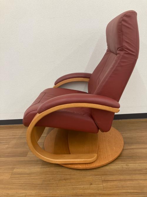 リクライニングチェアー オットマン付き