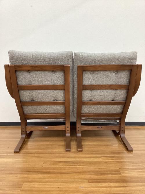 冨士ファニチア (フジファニチア) 2人掛けソファー L08310 ブラウン×グレー Agio