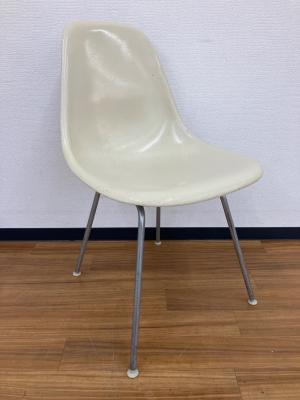 Herman Miller (ハーマンミラー) サイドシェルチェア Hベース Summit社スタンプ(1950～80年代)  ベースネジ切れあり