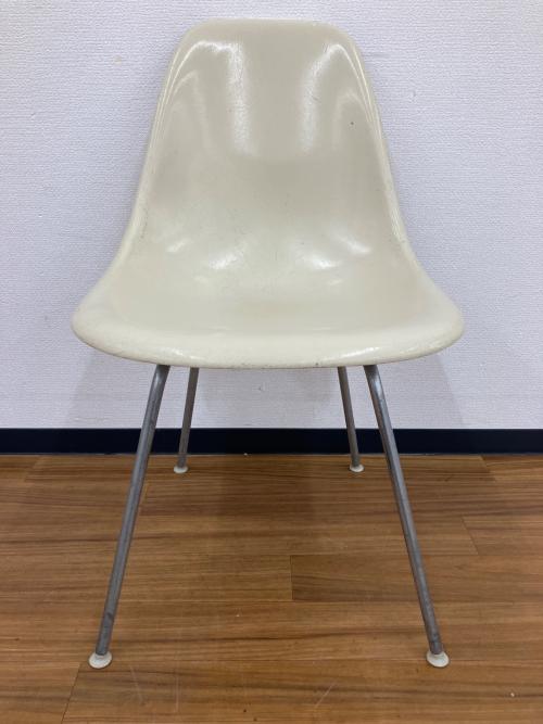 Herman Miller (ハーマンミラー) サイドシェルチェア Hベース Summit社スタンプ(1950～80年代)  ベースネジ切れあり
