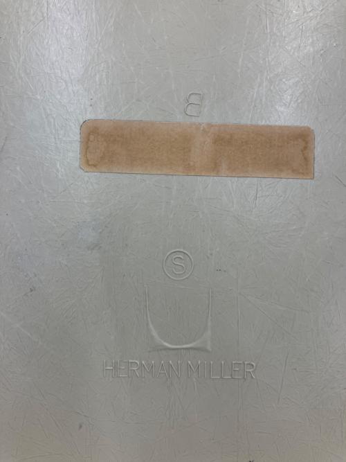 Herman Miller (ハーマンミラー) サイドシェルチェア Hベース Summit社スタンプ(1950～80年代)  ベースネジ切れあり