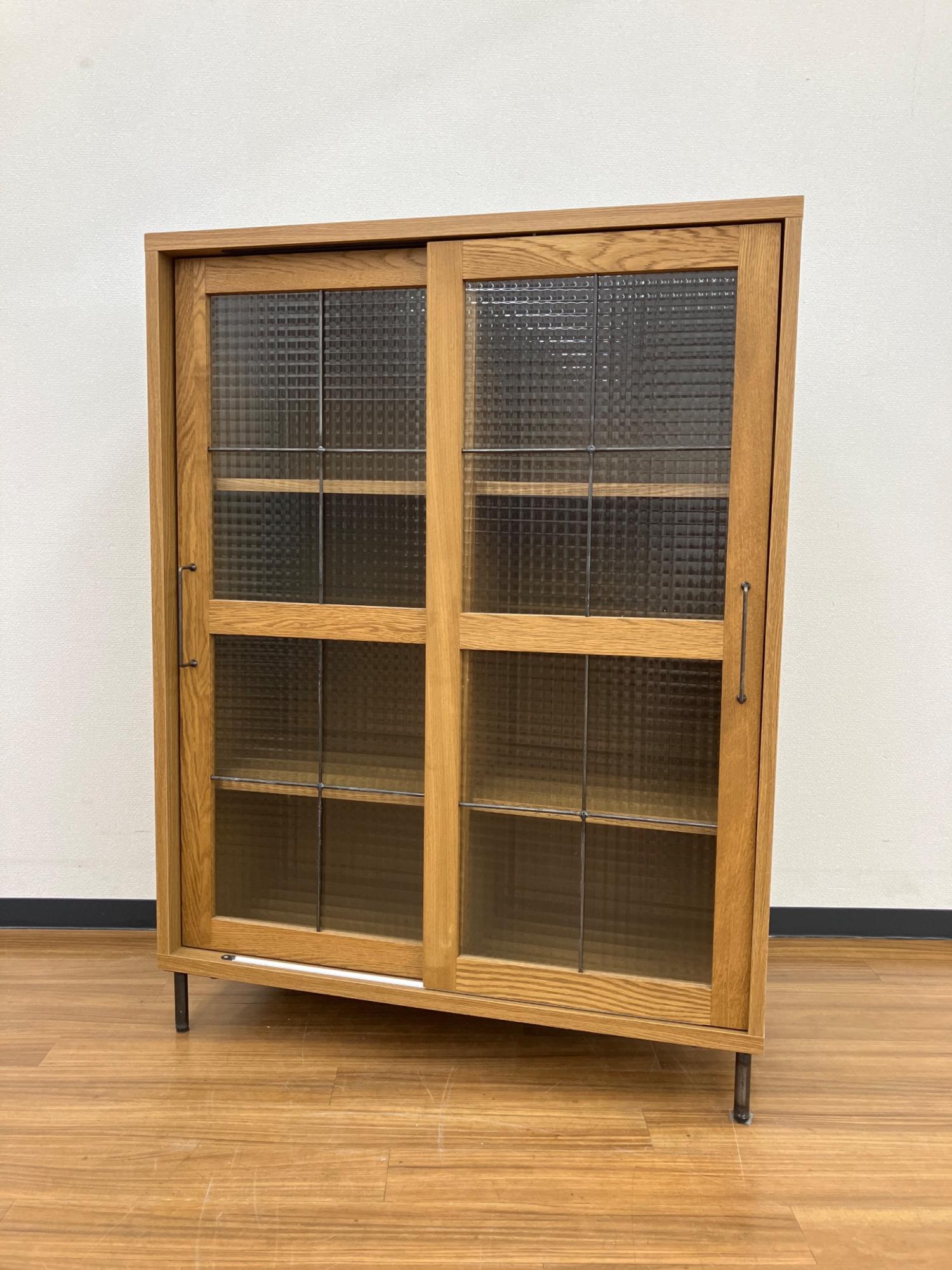 a.depeche (アデペシュ) cadeal slide glass cabinet low キャビネット