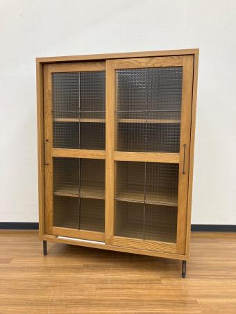 a.depeche (アデペシュ) cadeal slide glass cabinet low　キャビネット
