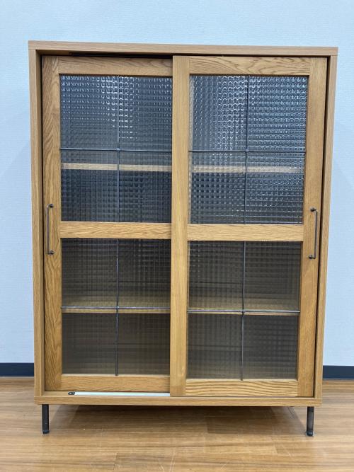 アデペシュ キャビネット a.depeche (アデペシュ) cadeal slide glass cabinet low キャビネット