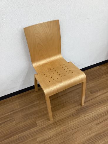 CONDE HOUSE (カンディハウス) ダイニングチェアー オレンジ ベント