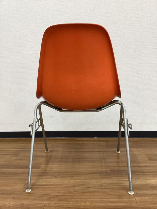 Herman Miller (ハーマンミラー) サイドシェルチェア スタッキングベース Mスタンプ　ラベルあり 推定1959年製