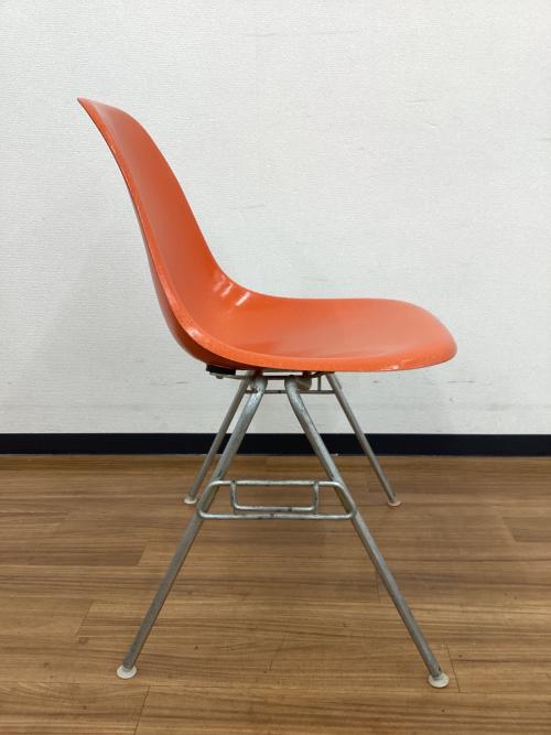Herman Miller (ハーマンミラー) サイドシェルチェア スタッキングベース Mスタンプ　ラベルあり 推定1959年製