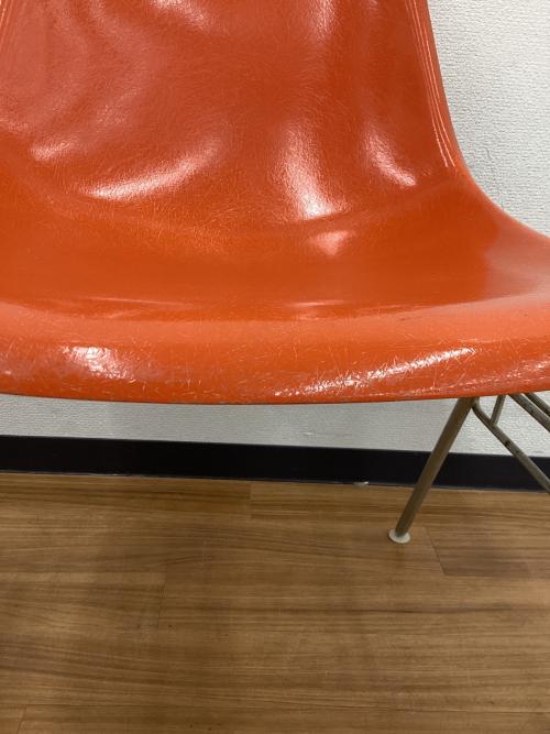 Herman Miller (ハーマンミラー) サイドシェルチェア スタッキングベース Mスタンプ　ラベルあり 推定1959年製