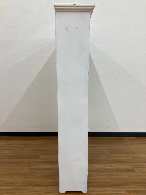 キャビネット アンティーク風家具 ビンテージ加工 ホワイト NUMBERS CABINET