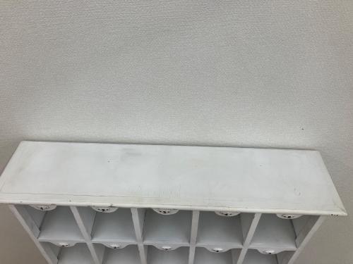 キャビネット アンティーク風家具 ビンテージ加工 ホワイト NUMBERS CABINET