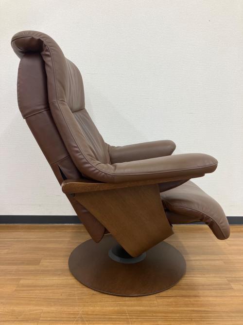 karimoku (カリモク) リクライニングチェアー チェア:RU7400/オットマン:RU0206 ブラウン THE FIRST