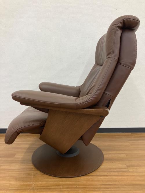 karimoku (カリモク) リクライニングチェアー チェア:RU7400/オットマン:RU0206 ブラウン THE FIRST