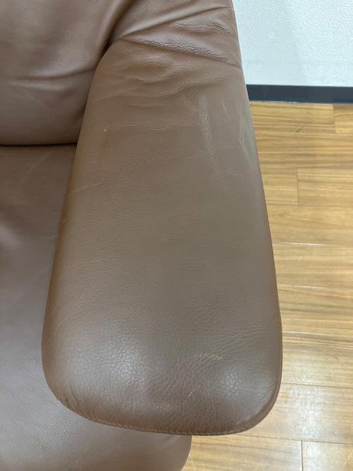 karimoku (カリモク) リクライニングチェアー チェア:RU7400/オットマン:RU0206 ブラウン THE FIRST