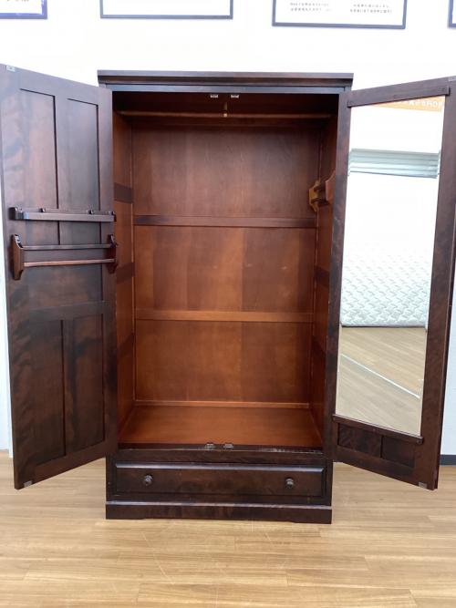北海道民芸家具 ワードローブ カバ材 942×589×1953ｍｍ 洋服タンス 伝統工芸 北海道 洋箪笥 札幌市手稲区 楽天市場】【中古】 北海道民芸家具 ワードローブ 衣装箪笥 木製 鍵2個