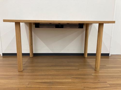 無印良品 (ムジルシリョウヒン) コタツ KC0AGA1A 2021年製 木製ダイニングテーブルコタツ/ヨゴレ有