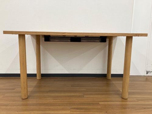 無印良品 (ムジルシリョウヒン) コタツ KC0AGA1A 2021年製 木製ダイニングテーブルコタツ/ヨゴレ有