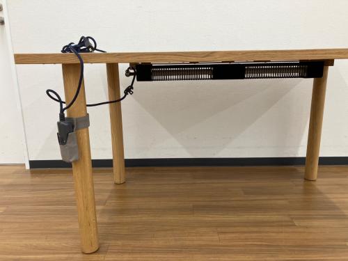 無印良品 (ムジルシリョウヒン) コタツ KC0AGA1A 2021年製 木製ダイニングテーブルコタツ/ヨゴレ有