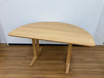 筑波産商 (ツクバサンショウ) YUME2　半円ダイニングテーブル