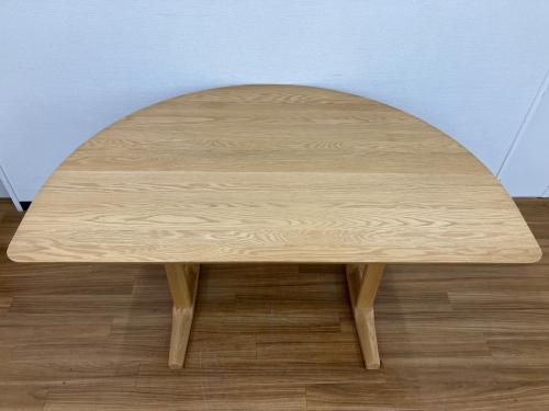 筑波産商 (ツクバサンショウ) YUME2　半円ダイニングテーブル