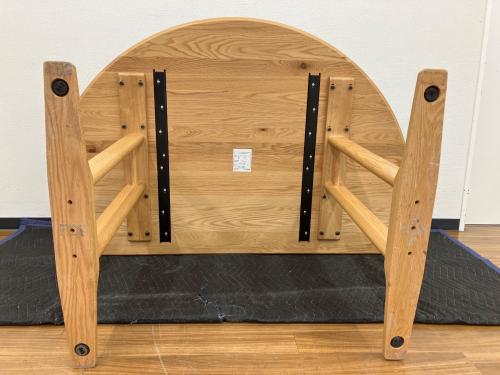 筑波産商 (ツクバサンショウ) YUME2　半円ダイニングテーブル