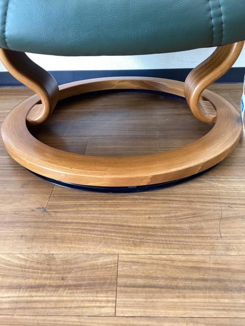 Ekornes (エコーネス) リクライニングチェアー オットマン付 グリーン ストレスレス コンサル