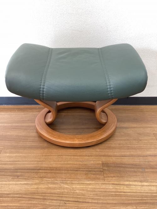 Ekornes (エコーネス) リクライニングチェアー オットマン付 グリーン ストレスレス コンサル