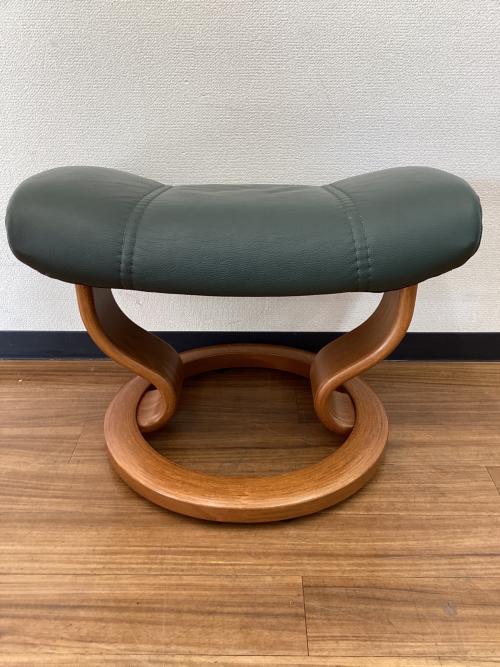 Ekornes (エコーネス) リクライニングチェアー オットマン付 グリーン ストレスレス コンサル