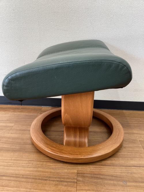 Ekornes (エコーネス) リクライニングチェアー オットマン付 グリーン ストレスレス コンサル