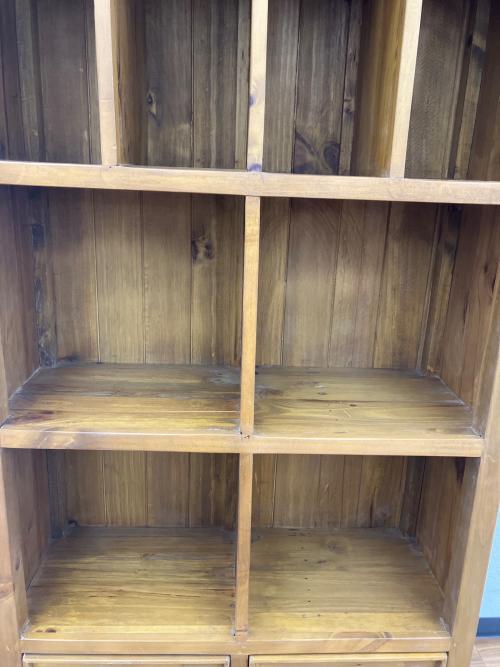 シェルフ　引き出し付 オールドパイン