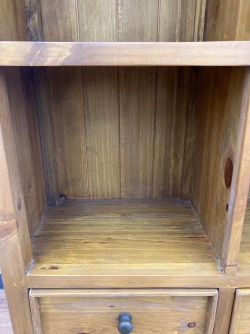 シェルフ　引き出し付 オールドパイン