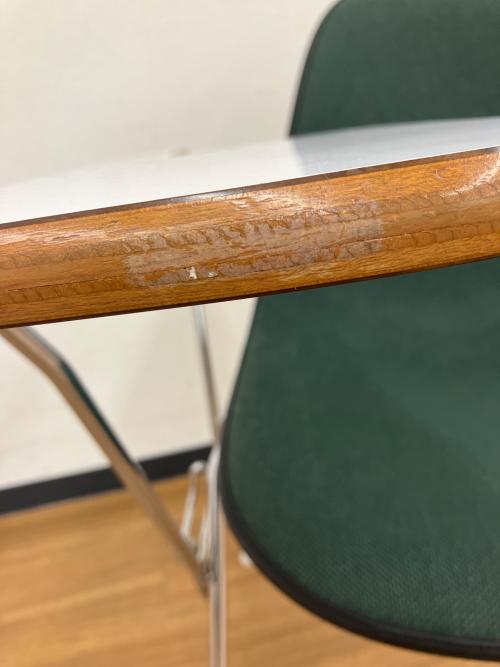 Herman Miller (ハーマンミラー) チェア スクールベース modern Furniture salesラベル (1966～90年頃) 4thスタンプ ビンテージサイドシェルチェア