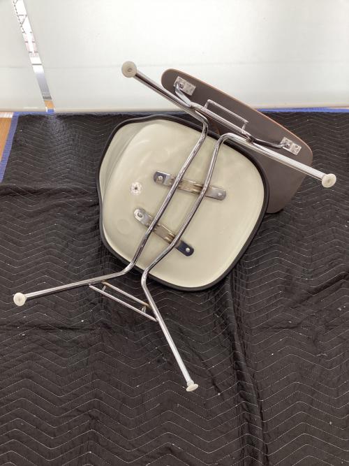 Herman Miller (ハーマンミラー) チェア スクールベース modern Furniture salesラベル (1966～90年頃) 4thスタンプ ビンテージサイドシェルチェア