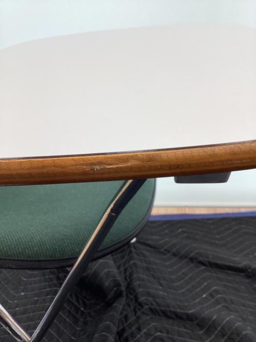 Herman Miller (ハーマンミラー) チェア スクールベース modern Furniture salesラベル (1966～90年頃) 4thスタンプ ビンテージサイドシェルチェア