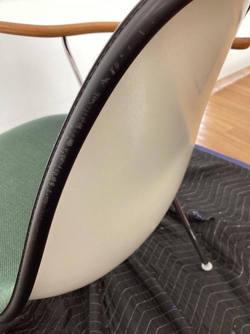 Herman Miller (ハーマンミラー) チェア スクールベース modern Furniture salesラベル (1966～90年頃) 4thスタンプ ビンテージサイドシェルチェア