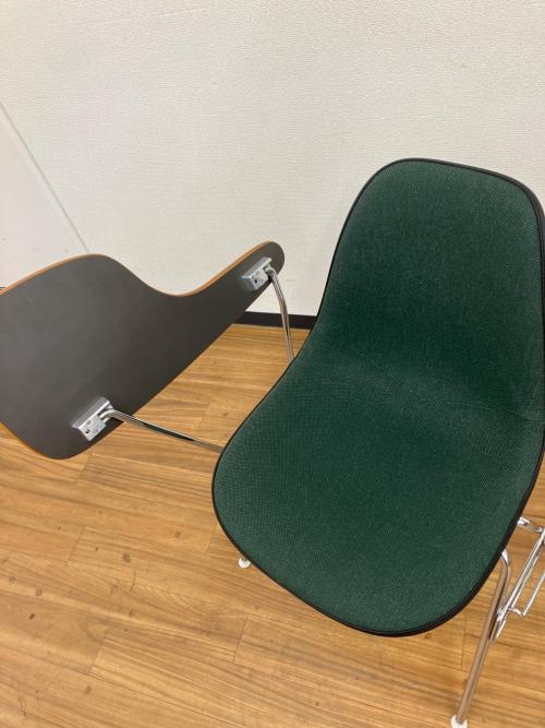 Herman Miller (ハーマンミラー) チェア スクールベース modern Furuniture salesラベル 1966～90年頃 4thスタンプ ビンテージサイドシェルチェア