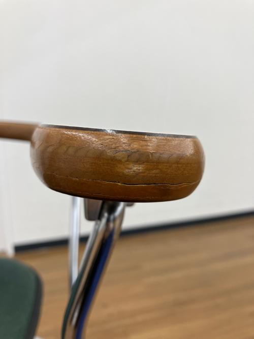 Herman Miller (ハーマンミラー) チェア スクールベース modern Furuniture salesラベル 1966～90年頃 4thスタンプ ビンテージサイドシェルチェア