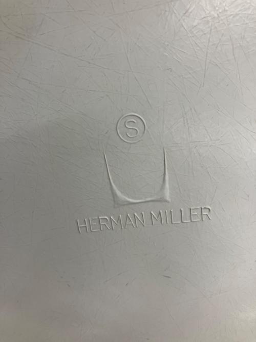 Herman Miller (ハーマンミラー) チェア スクールベース modern Furniture salesラベル (1966～90年頃) 4thスタンプ ビンテージサイドシェルチェア