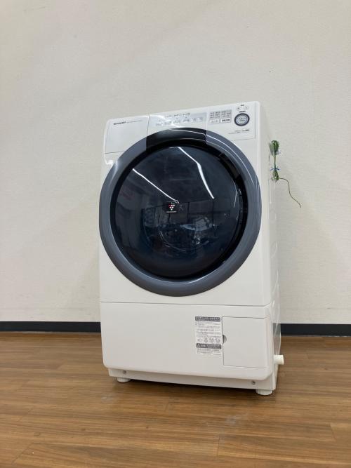 SHARP (シャープ) ドラム式洗濯乾燥機　洗濯容量7.0kg 乾燥容量3.5kg 2018年製 ES-S7C-WL
