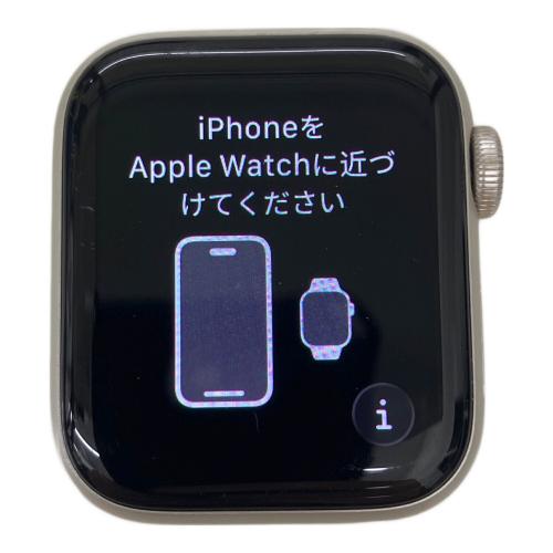 Apple (アップル) Apple Watch SE(第二世代) 40mm GPSモデル MNJP3J/A スターライト 画面キズあり 純正充電器・非純正バンド付