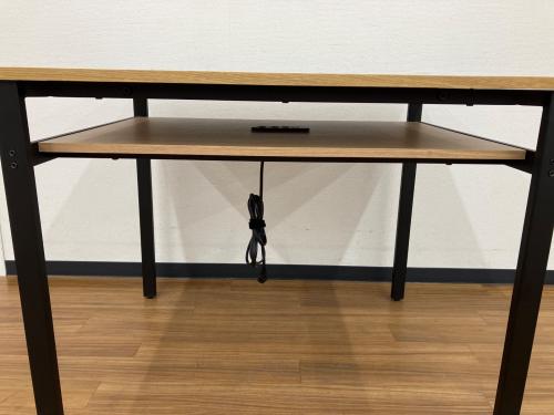 dinos (ディノス) ダイニングテーブル 家電やモバイルが使いやすいダイニングテーブル 幅:約90㎝