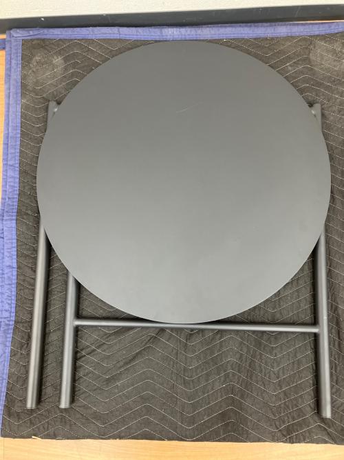 ZONE (ゾーン) ZONE DENMARK 折りたたみテーブル ディスク フォールディング カフェテーブル ブラック