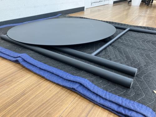 ZONE (ゾーン) ZONE DENMARK 折りたたみテーブル ディスク フォールディング カフェテーブル ブラック