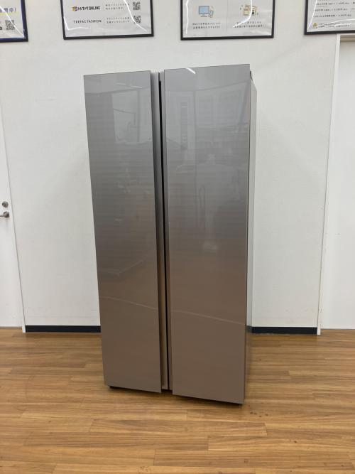 AQUA (アクア) 2ドア冷蔵庫 449L 冷蔵容量266L 冷凍容量183L 2018年製 AQR-SBS45H(S)